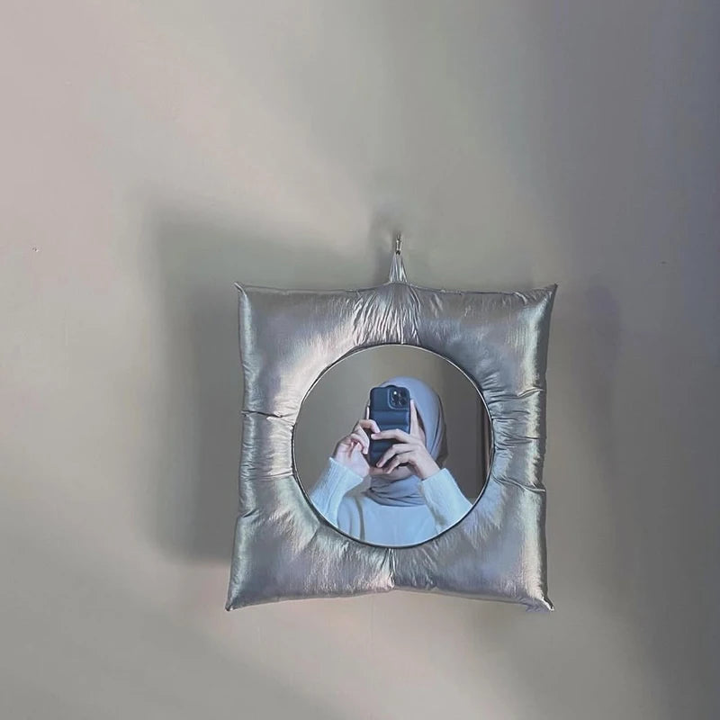 Silver Pillow Mirror