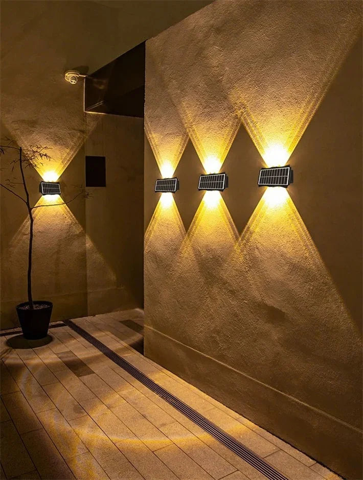 Outdoor Solar Wall Light