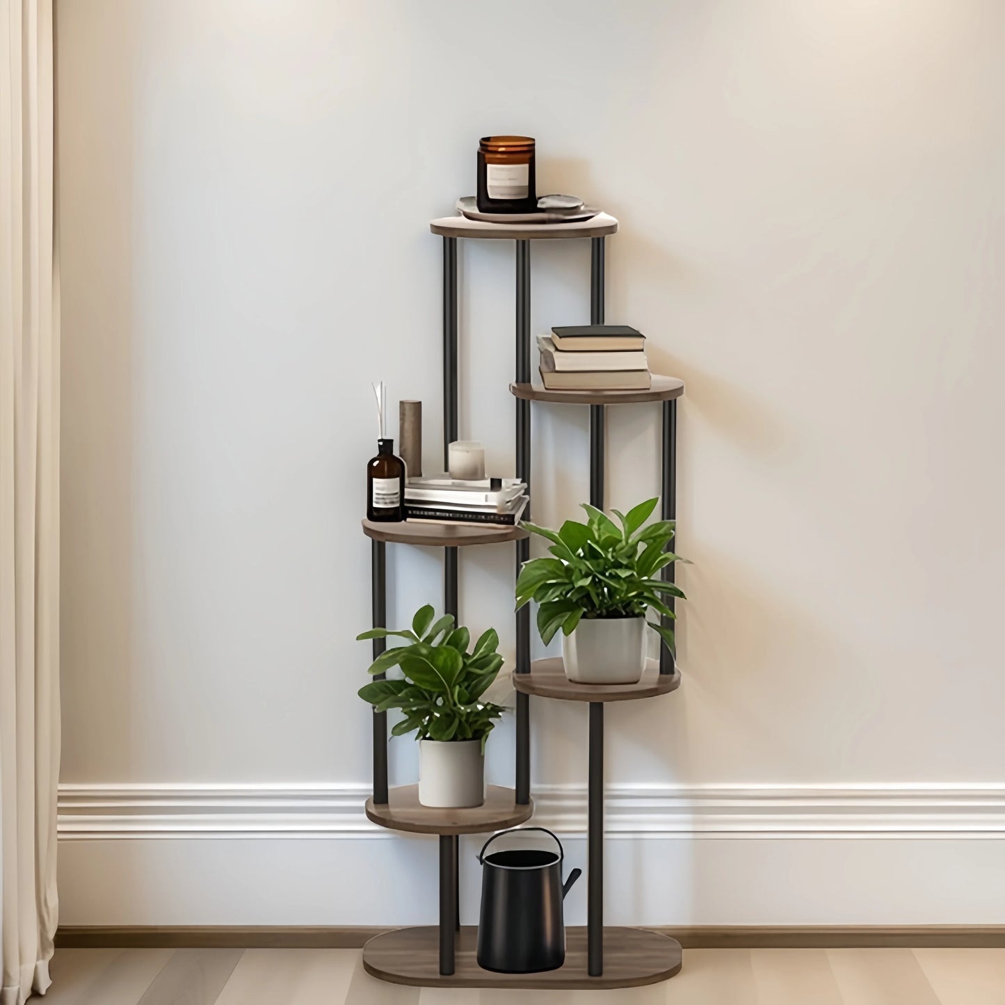 Wood Multi-tiered Plant Stand