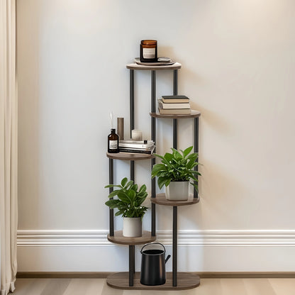 Wood Multi-tiered Plant Stand