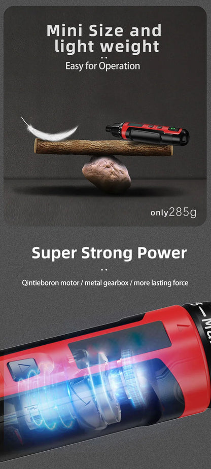 Rechargeable Cordless Screwdriver