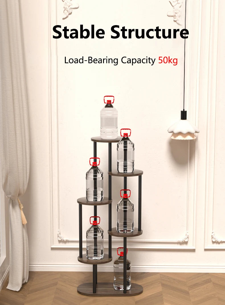 Wood Multi-tiered Plant Stand