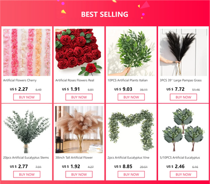 Artificial Eucalyptus Leaves