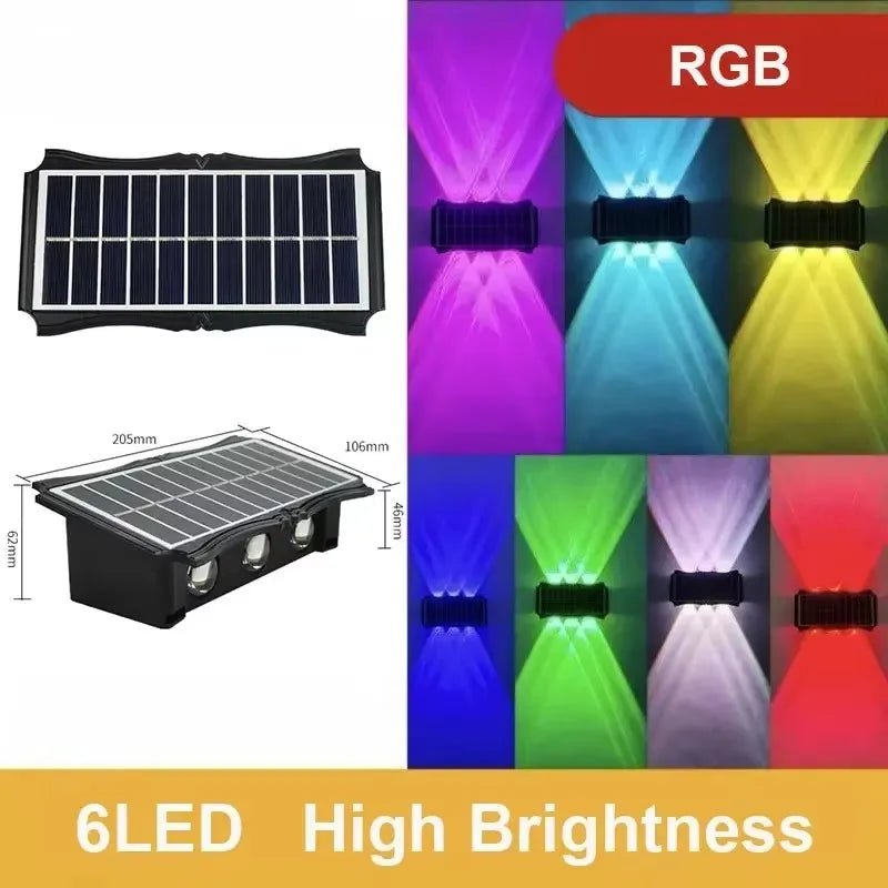 Outdoor Solar Wall Light