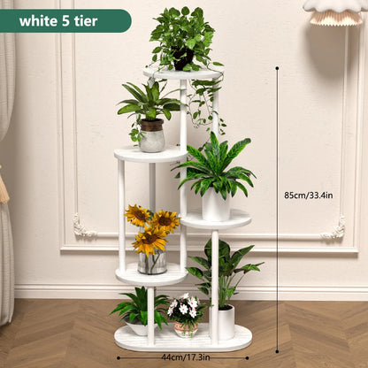 Wood Multi-tiered Plant Stand