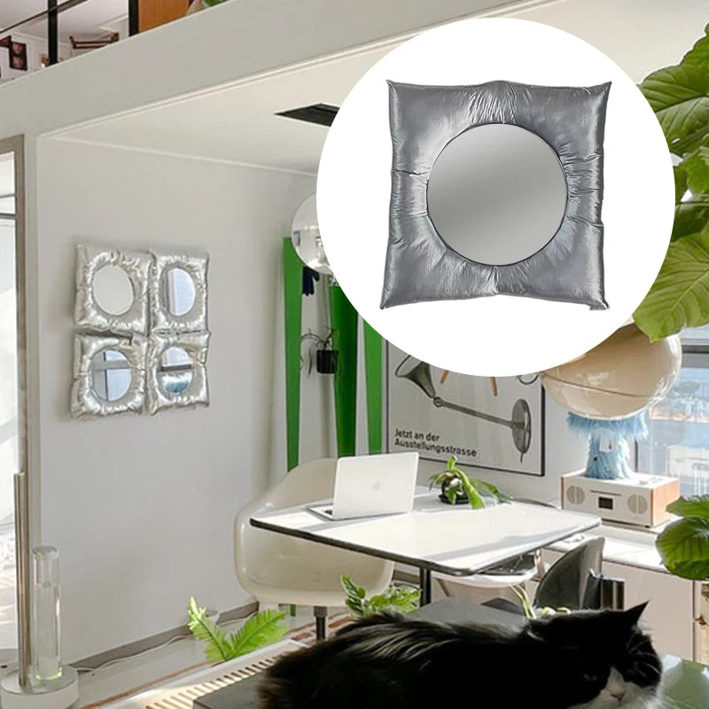 Silver Pillow Mirror