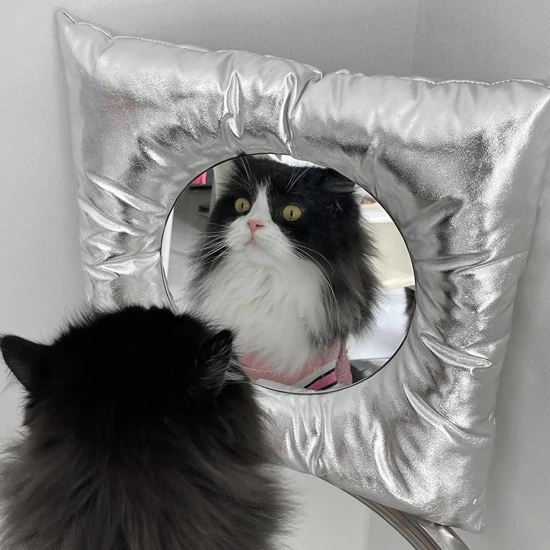 Silver Pillow Mirror