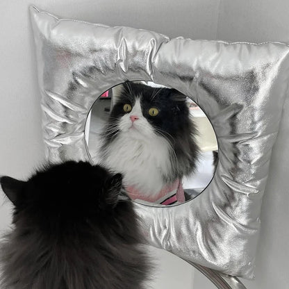 Silver Pillow Mirror