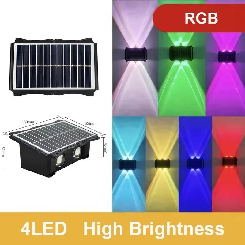 Outdoor Solar Wall Light