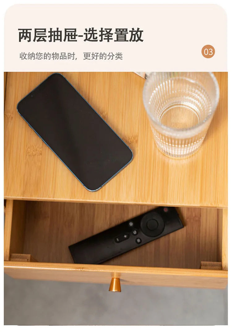 Bamboo Bedside Table