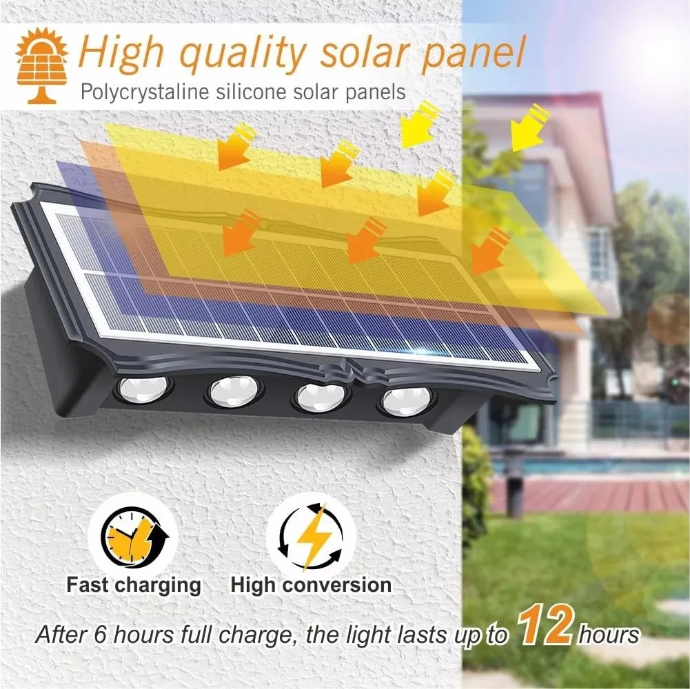 Outdoor Solar Wall Light