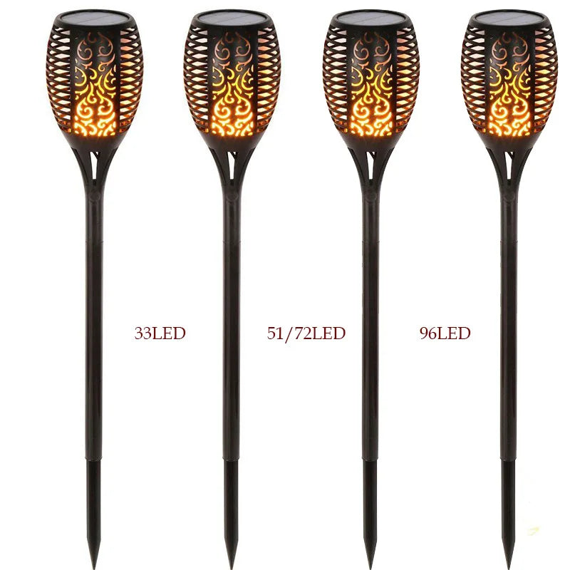 Solar Outdoor Courtyard flame light