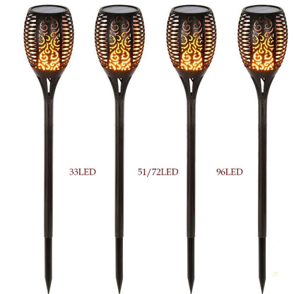 Solar Outdoor Courtyard flame light