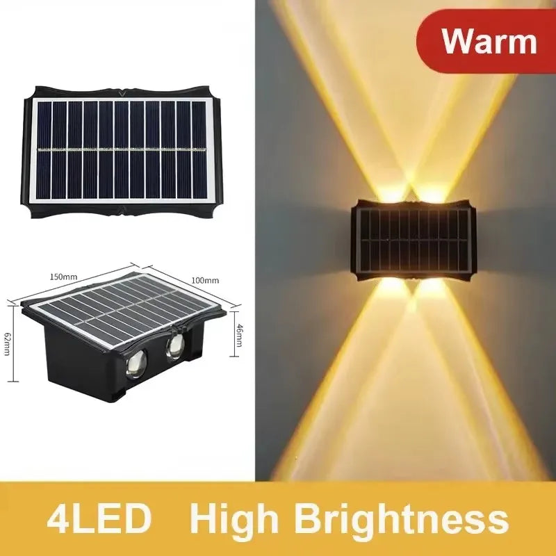 Outdoor Solar Wall Light