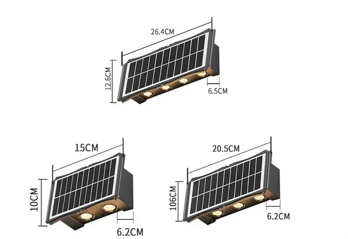Outdoor Solar Wall Light