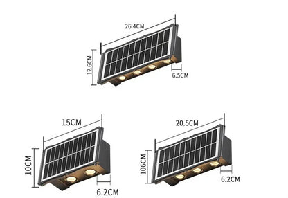 Outdoor Solar Wall Light