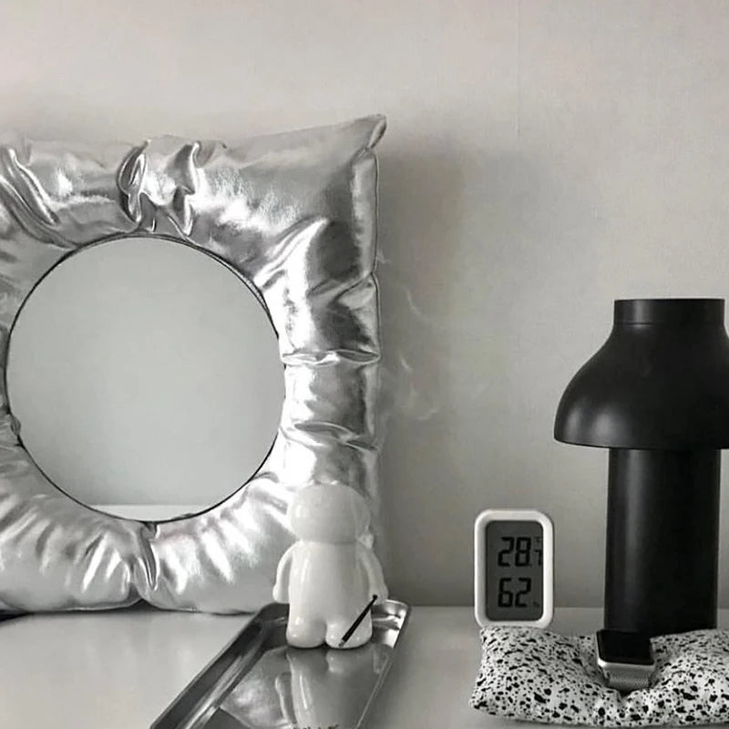 Silver Pillow Mirror