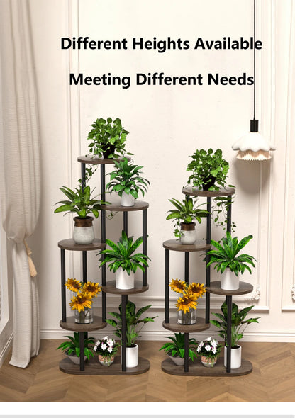 Wood Multi-tiered Plant Stand