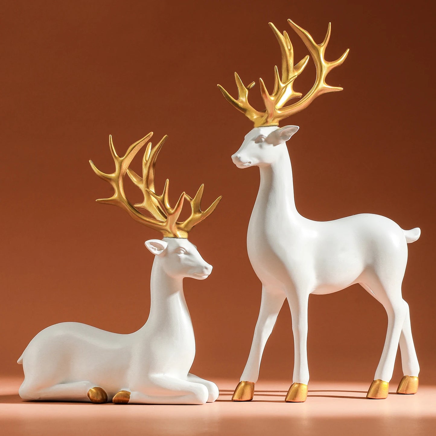 White Deer Statue