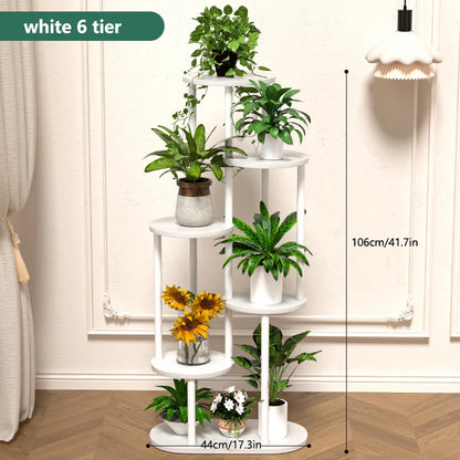 Wood Multi-tiered Plant Stand