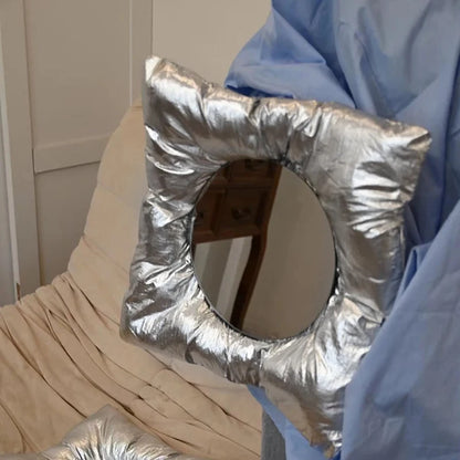 Silver Pillow Mirror