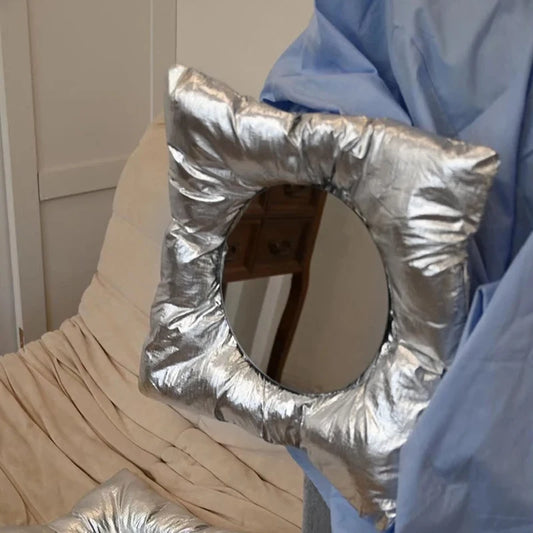 Silver Pillow Mirror