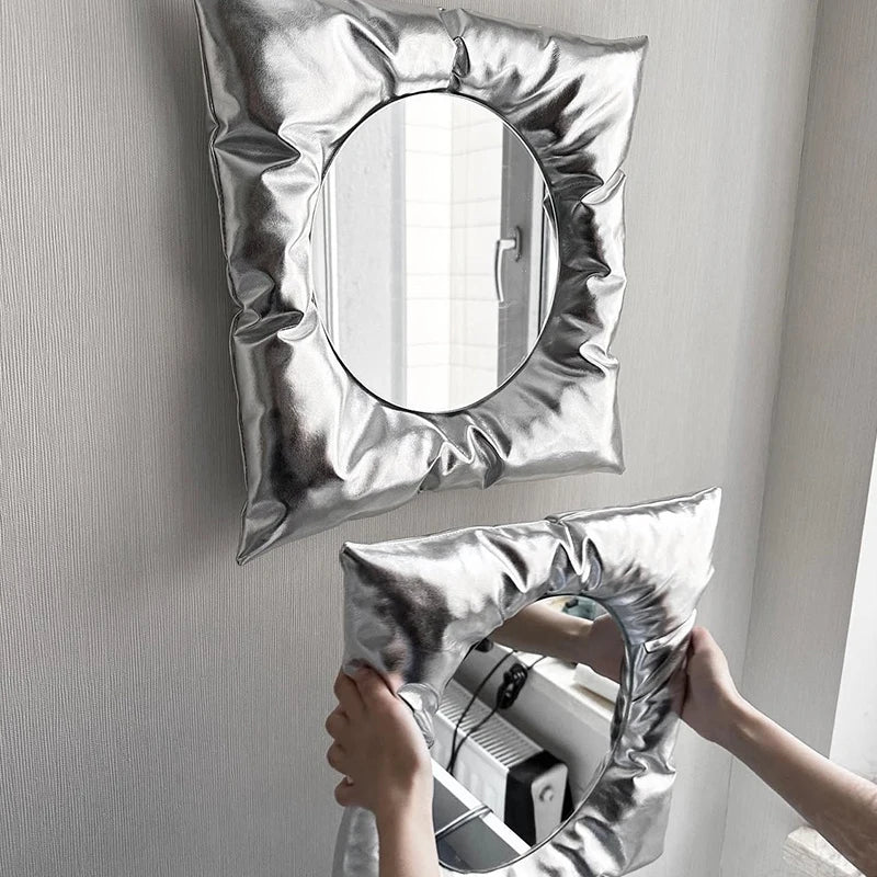 Silver Pillow Mirror
