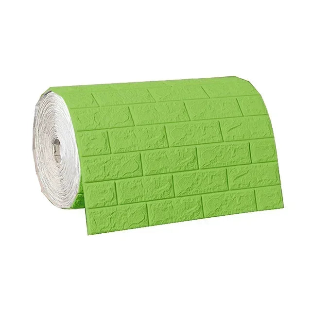 Self Adhesive 3D Brick Wallpaper
