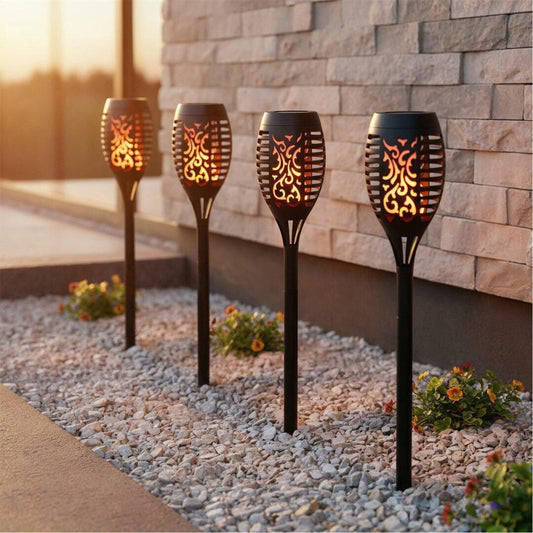 Solar Outdoor Courtyard flame light